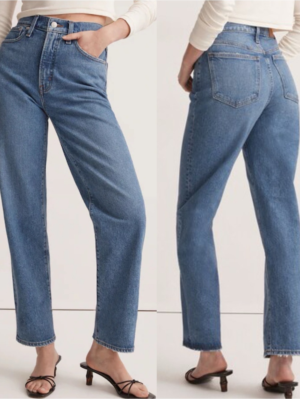 Madewell | Tall Perfect Vintage Straight Jean in Earlwood Wash